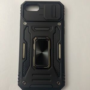 NIB  Leyi magnetic kick stand hard case for iPhone 8 black